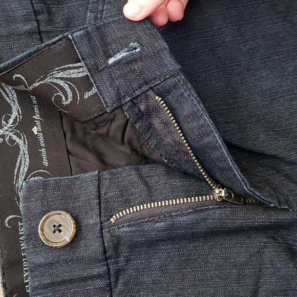 Khakis & Co Stretch Dark Wash Blue Jeans, Size 12 - Picture 6 of 7